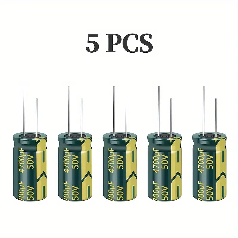 5pcs High Frequency Aluminum Electrolytic Capacitors
