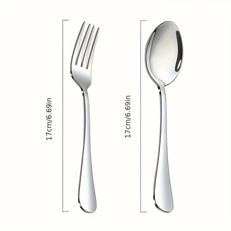 12 Stainless Steel Cutlery Set - Image 4