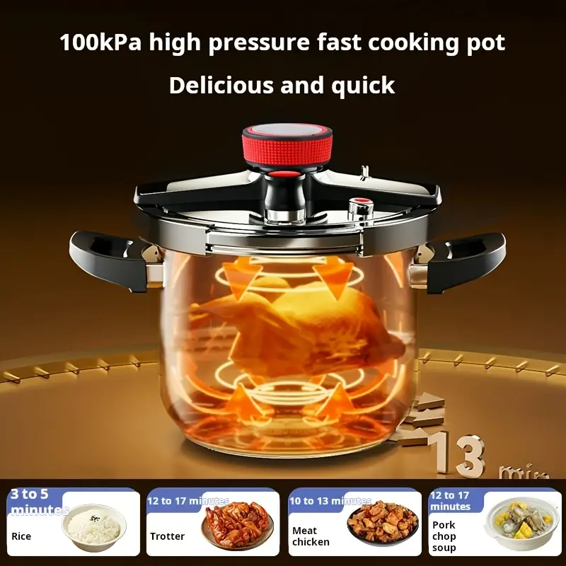 Stainless Steel Pressure Cooker - Image 4