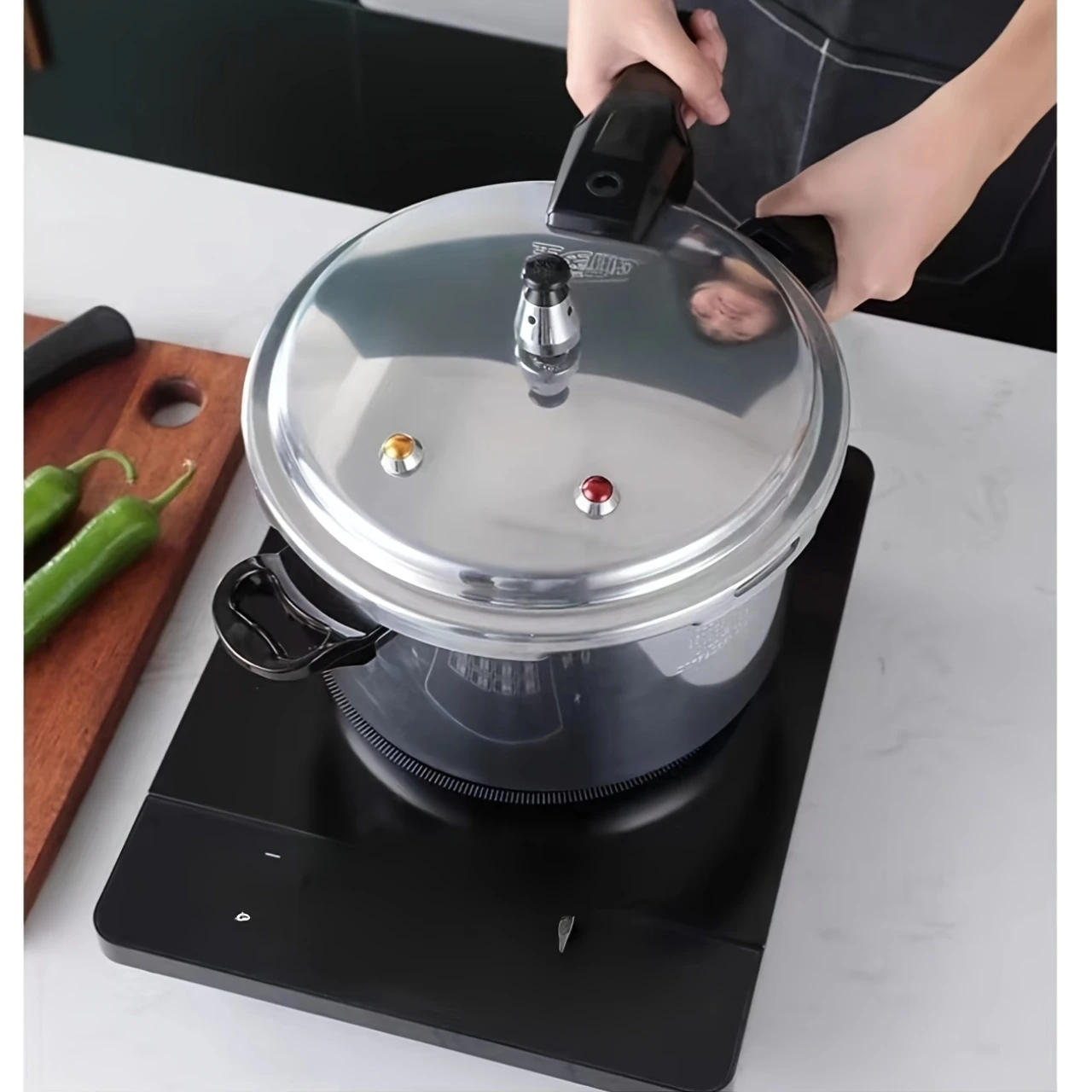 Aluminum Alloy Mini Pressure Cooker - Image 4