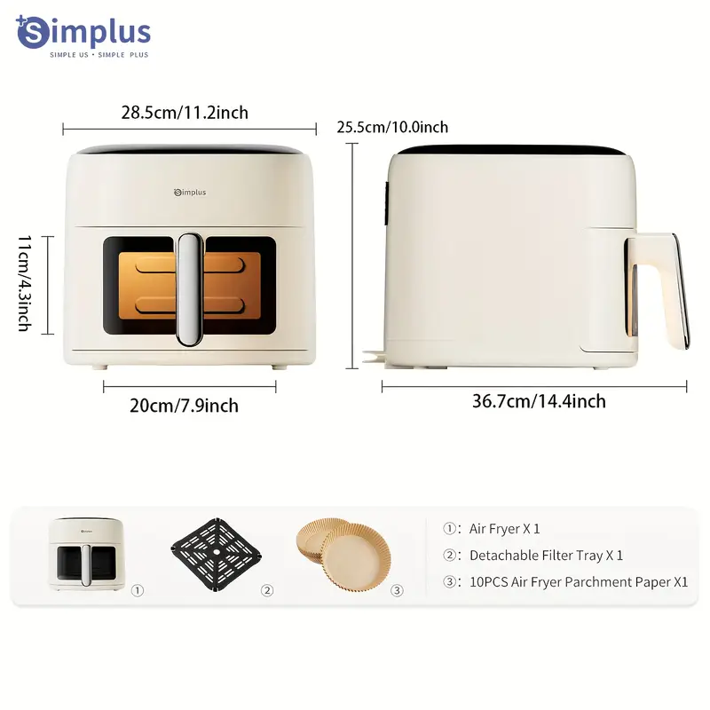 Simplus 6L Large Capacity Air Fryer - Image 2
