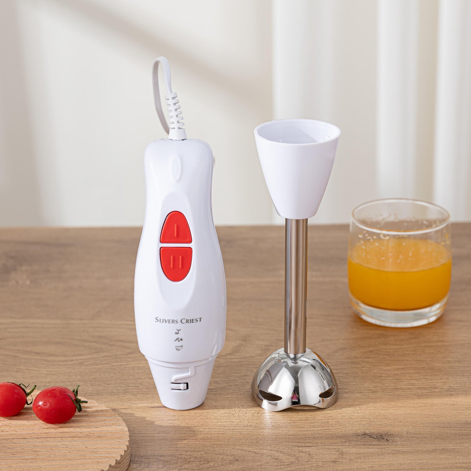 Electric Food Vegetable Blender 300w Handheld Home Use 4 Blades Hand Mixer for Kitchen Fast Easy Clean Blender - Image 3